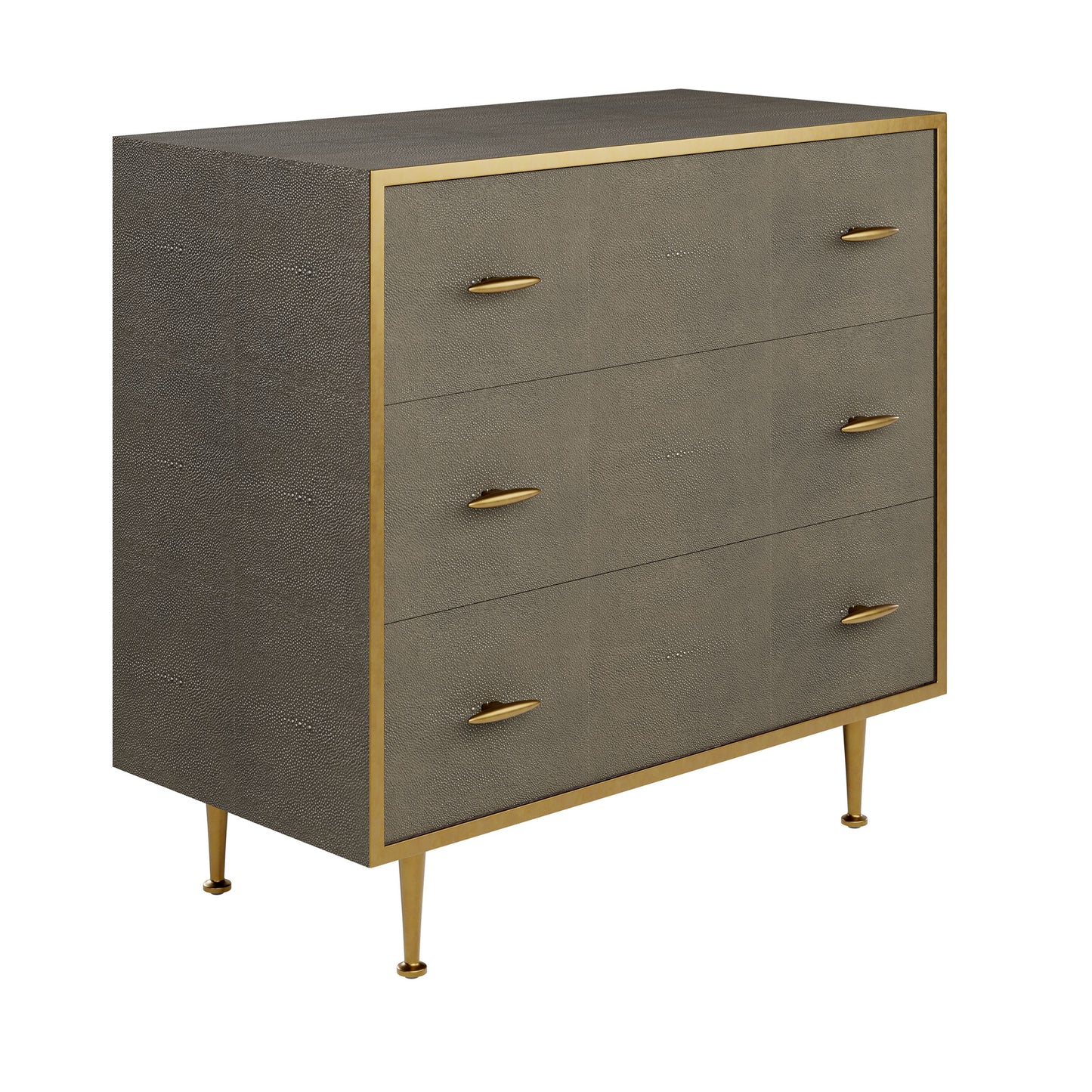 DI Designs Hampton Chest of Drawers Grey Shagreen