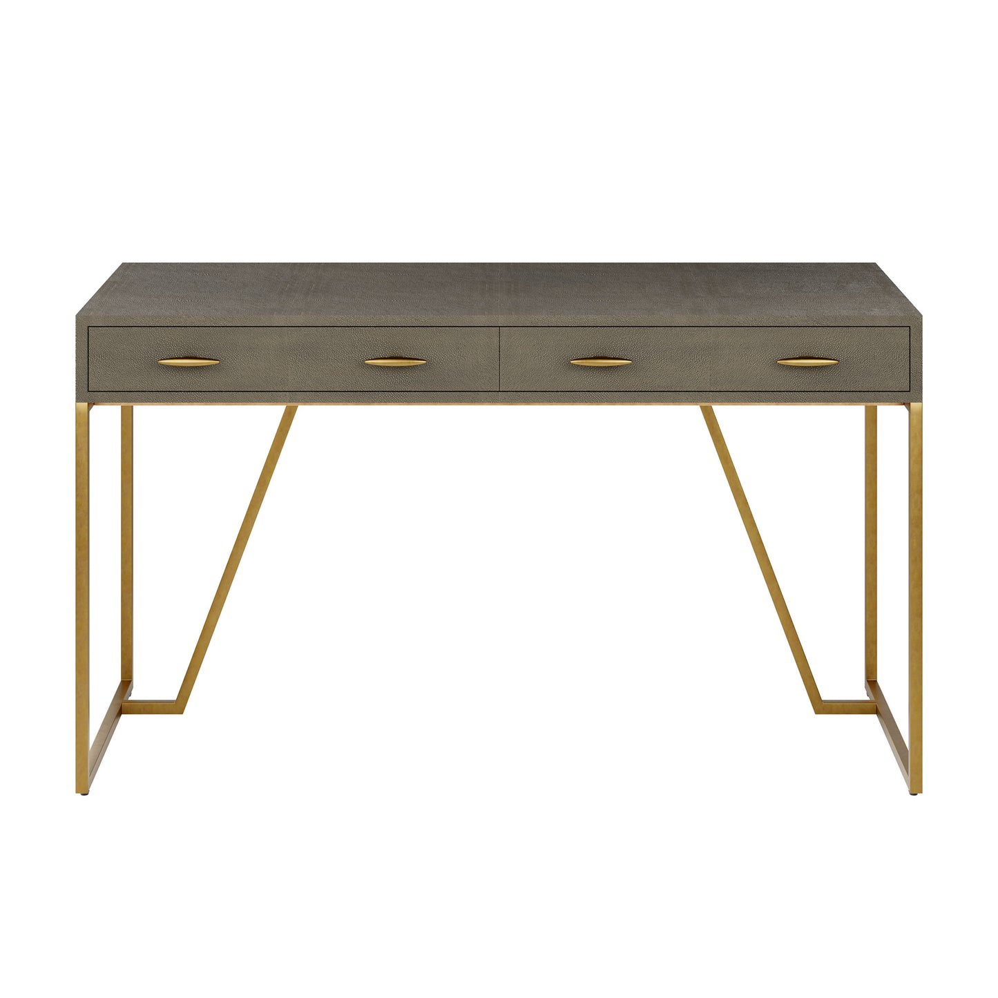 DI Designs Hampton Desk Grey Shagreen