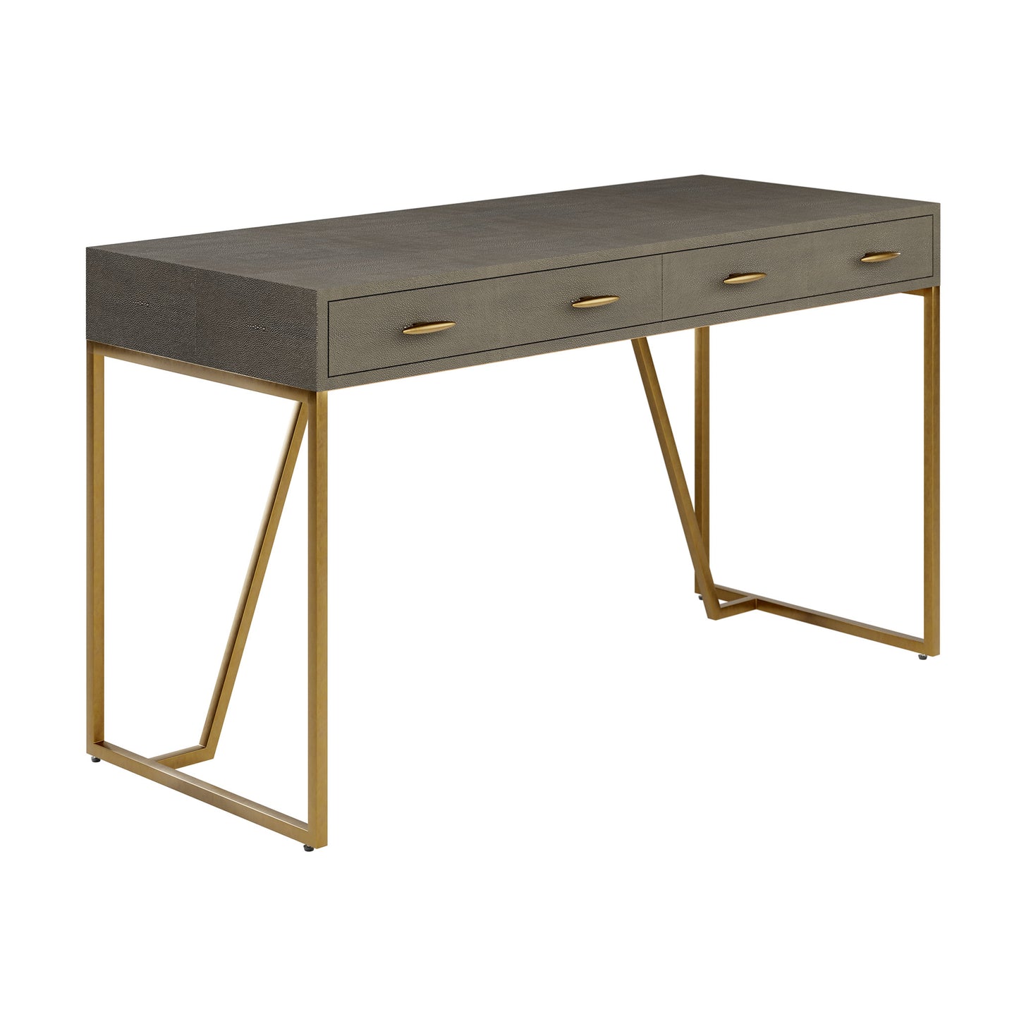 DI Designs Hampton Desk Grey Shagreen