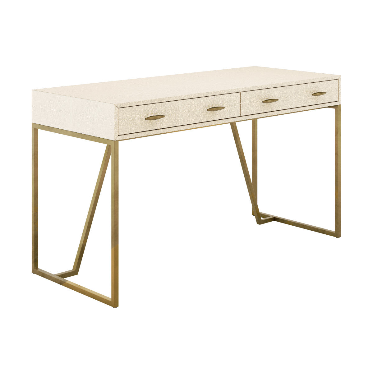 DI Designs Hampton Desk Ivory Shagreen