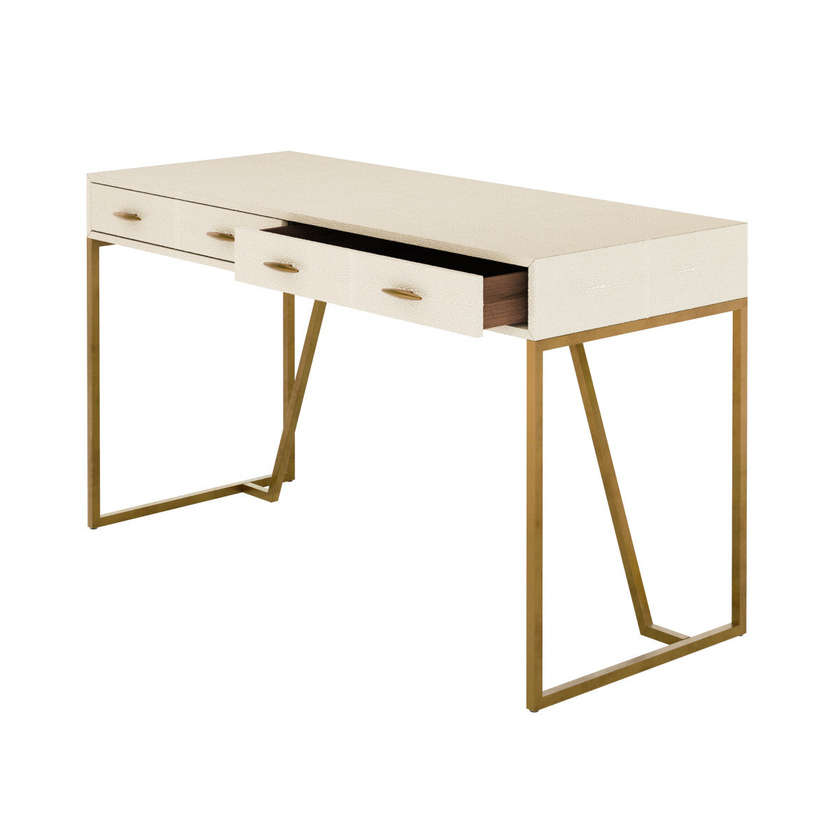 DI Designs Hampton Desk Ivory Shagreen