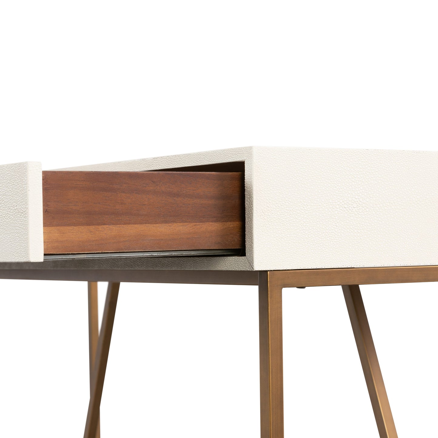 DI Designs Hampton Desk Ivory Shagreen