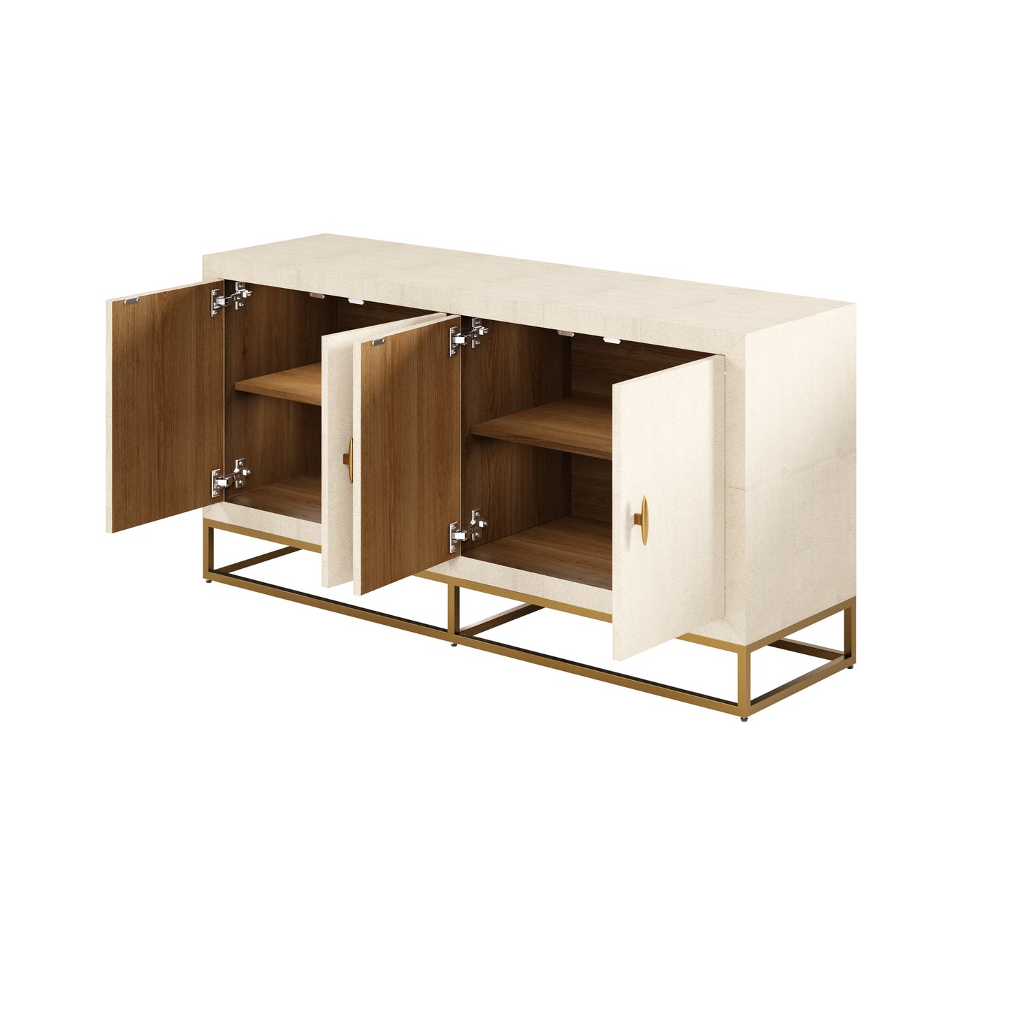 DI Designs Hampton Sideboard Ivory Shagreen