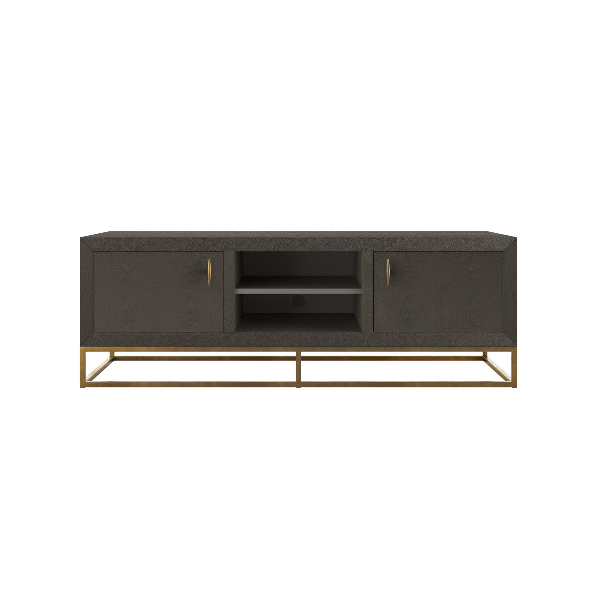 DI Designs Hampton TV Unit Brown Shagreen