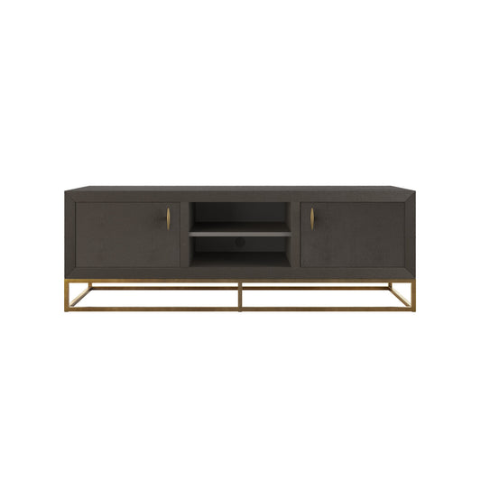 DI Designs Hampton TV Unit Brown Shagreen