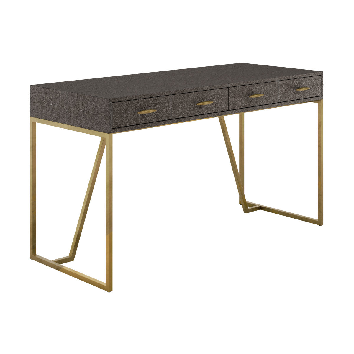 DI Designs Hampton Desk Brown Shagreen