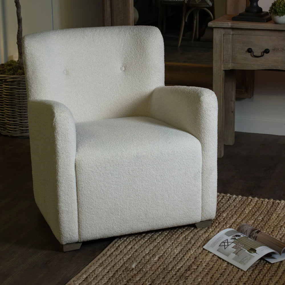 Hill Interiors Lingfield Boucle Armchair